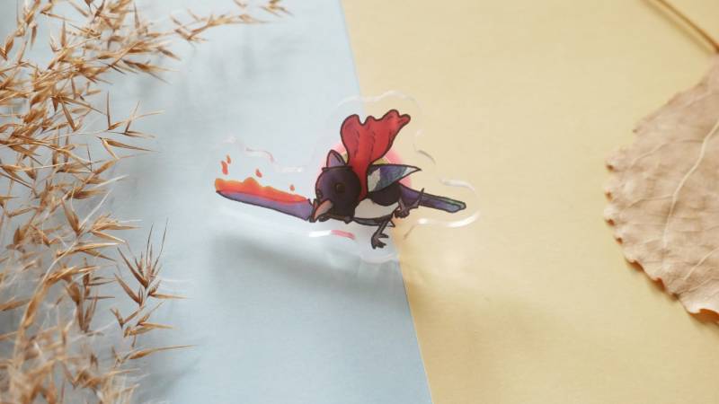 Acryl Elster Pin | Süße Im Ritterkostüm Acryl Elster Pin | Süße Im Ritterkostüm von SaiTheTinyMagpie
