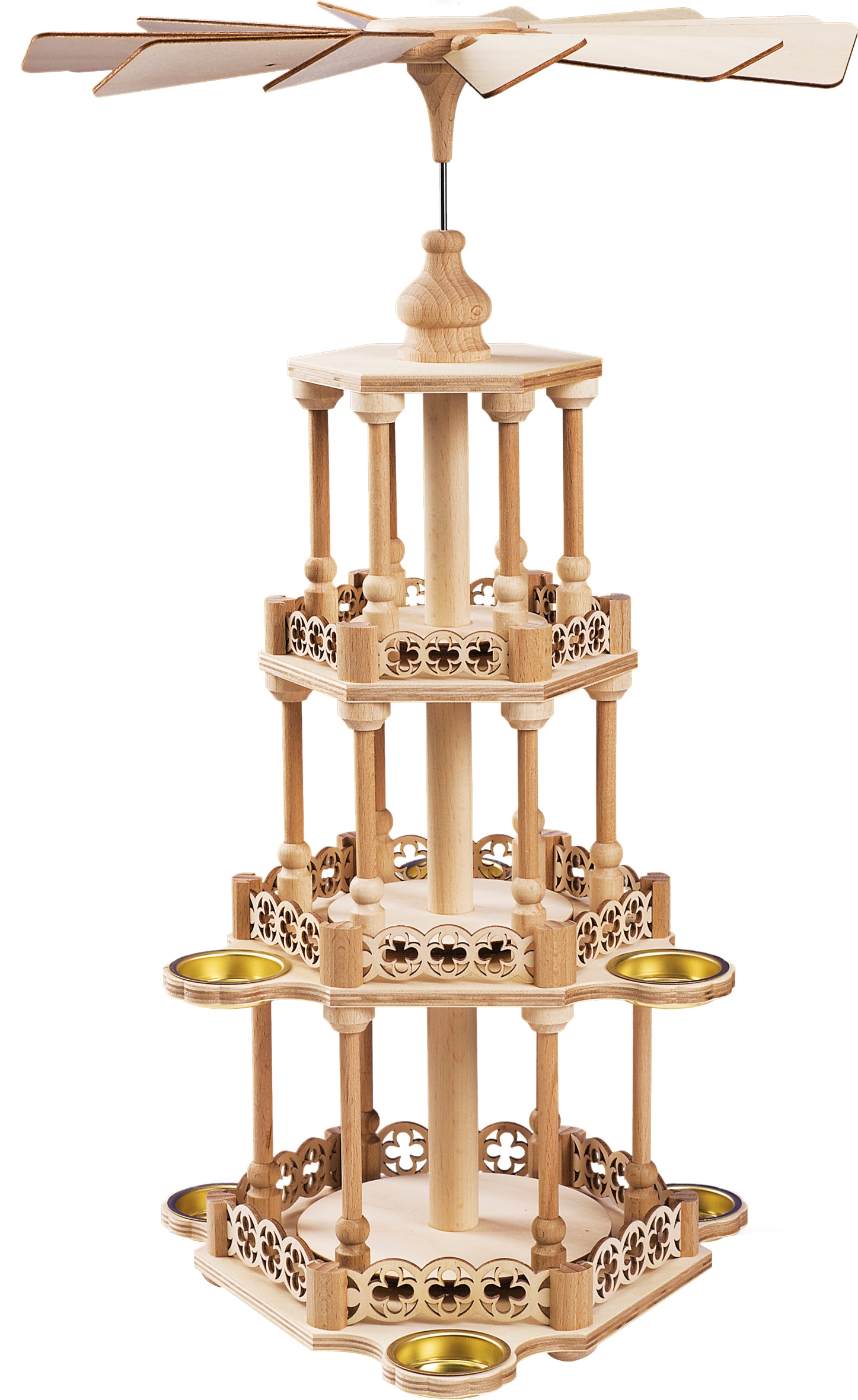 SAICO Original Weihnachtspyramide "Pyramide-Selbstbausatz groß" Höhe 50 cm von Saico Original