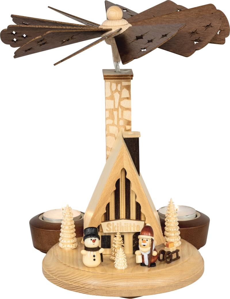 SAICO Original Weihnachtspyramide "Tischpyramide und Räucherhaus, Schneemann und Weihnachtsmann" für 2 Teelichte, HxØ: 23x26x23 cm SAICO Original Weihnachtspyramide "Tischpyramide und Räucherhaus, Schneemann und Weihnachtsmann" für 2 Teelichte, HxØ: 23x26x23 cm von Saico Original