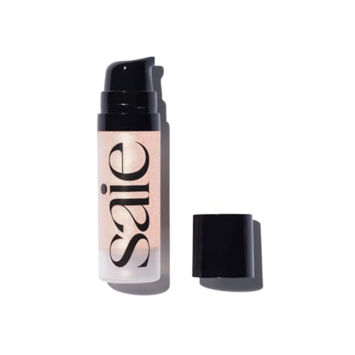 Mini Glowy Super Light Highlighter Gel + Make-up-Grundierung für strahlende Haut, angereichert mit Vitamin C + feuchtigkeitsspendendem Squalanöl, Reisegröße, Weihnachtsgeschenke, Roseglow Mini Glowy Super Light Highlighter Gel + Make-up-Grundierung für strahlende Haut, angereichert mit Vitamin C + feuchtigkeitsspendendem Squalanöl, Reisegröße, Weihnachtsgeschenke, Roseglow von Saie