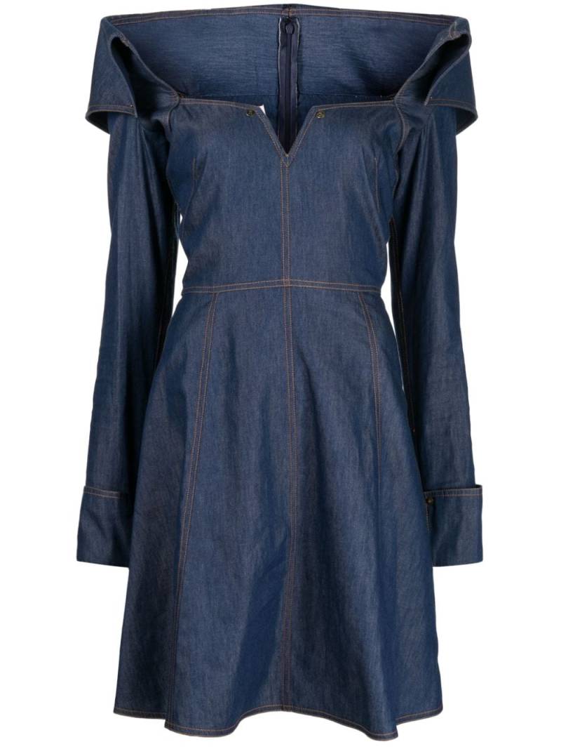 Saiid Kobeisy Ausgeblichenes Jeans-Minikleid - Blau von Saiid Kobeisy