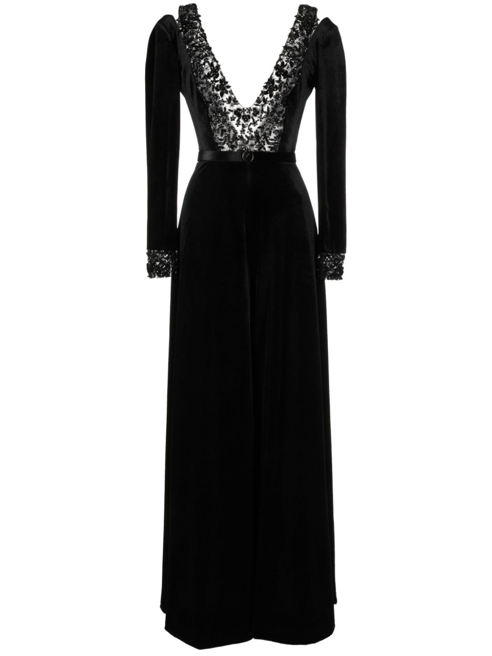 Saiid Kobeisy Jumpsuit mit weitem Bein - Schwarz von Saiid Kobeisy