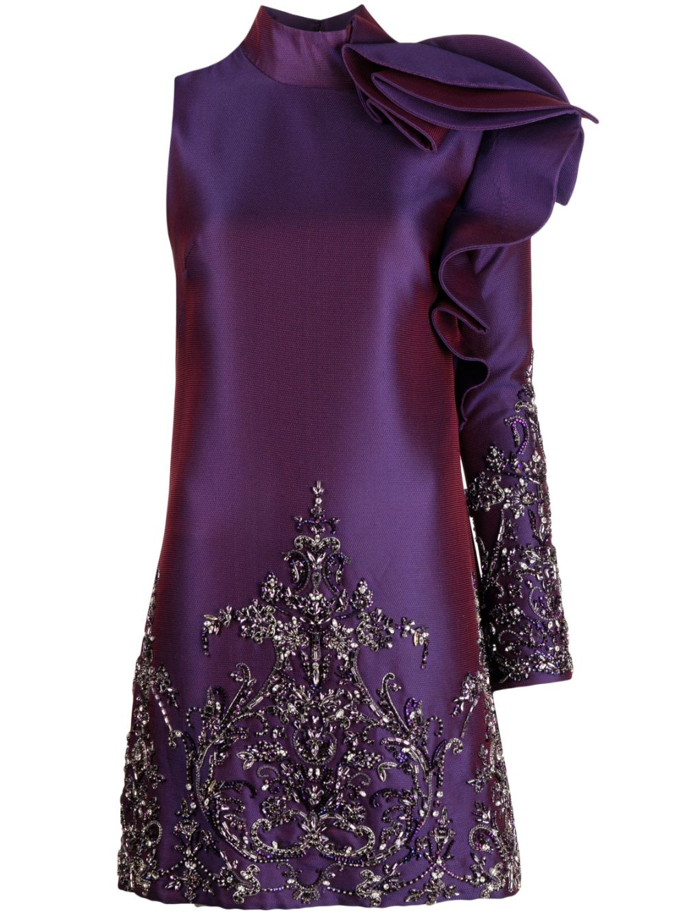 Saiid Kobeisy One-Shoulder-Kleid mit Tüll - Violett von Saiid Kobeisy