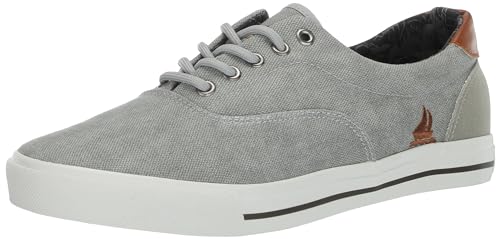 Sail Herren Mens Deck-g Low Top Canvas Summer Boots-Sneaker, Tennis, GRAU, 42 EU von Sail