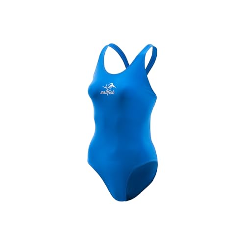 Sailfish® Badeanzug Damen Power Sportback | Sport Badeanzug mit Schwimmerrücken & Kompression | Klassischer Trainingsbadeanzug für Damen | Nachhaltiges InfinitePower Material | Halt beim Schwimmen von Sailfish