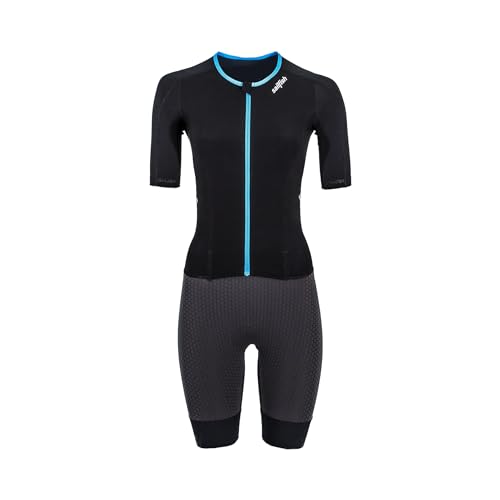 Sailfish® Triathlon Einteiler Damen Aerosuit Pro 2 | High-End Trisuit mit Kompression & Aerodynamik | Triathlon Anzug für Mittel- & Langdistanz | Damenanzug mit Sitzpolster von Sailfish