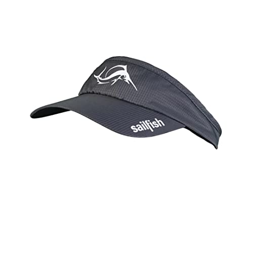 Sailfish® Visor Perform | Funktioneller Laufkappe mit Klettverschluss | Verstellbare Running Cap für Triathlon & Running | Leichtes Schweißband mit Perfekter Passform | Sonnenschutz beim Wettkampf von Sailfish