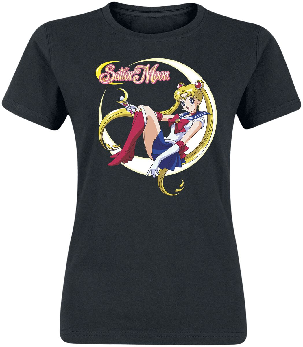 Sailor Moon Sailor Moon T-Shirt schwarz in XL von Sailor Moon