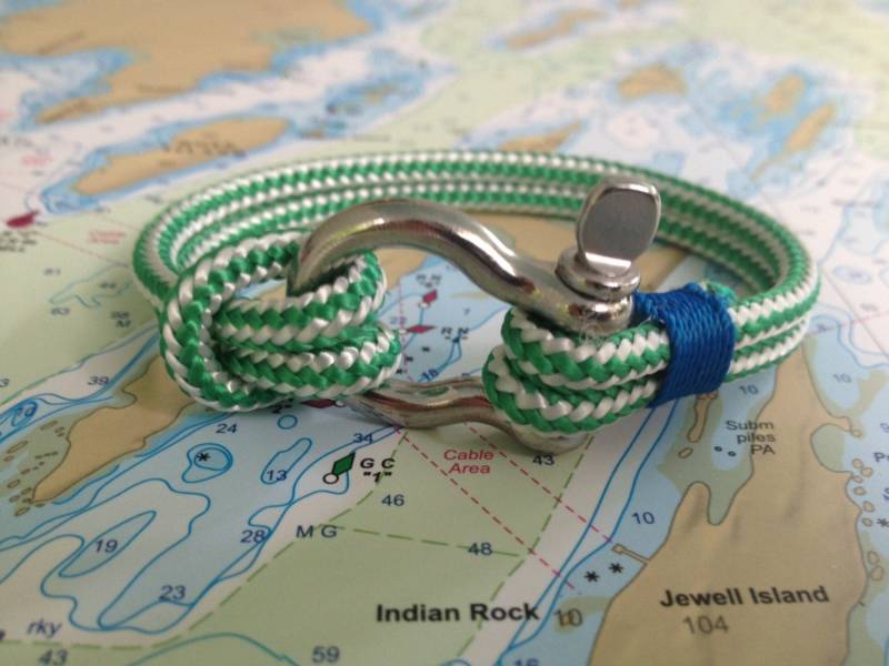 Sailwinds Nautical Rope Armband - Grünes Windjammer Für Segler, Surfer, Kayakfahrer Und Andere Ozean Sport & Strand Enthusiasten Sailwinds Nautical Rope Armband - Grünes Windjammer Für Segler, Surfer, Kayakfahrer Und Andere Ozean Sport & Strand Enthusiasten von SailwindsTradingCo