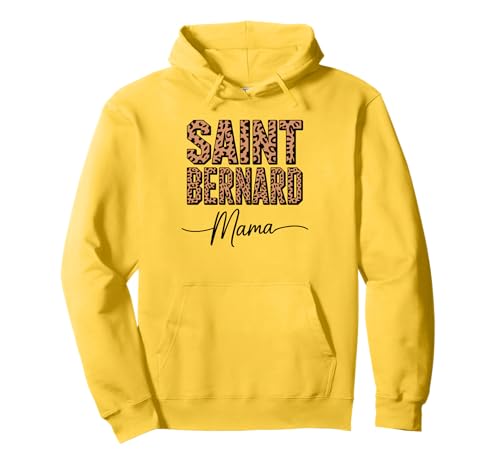 Leopardenmuster Saint Bernard Mama St. Bernard Pullover Hoodie Leopardenmuster Saint Bernard Mama St. Bernard Pullover Hoodie von Saint Bernard Dog Lover Gifts