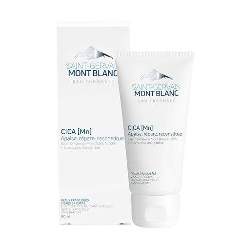 Saint-Gervais Mont Blanc Cica MN Heilende und reparierende Creme, Für empfindliche Haut von Gesicht und Körper, 50 ml von Saint Gervais Mont Blanc