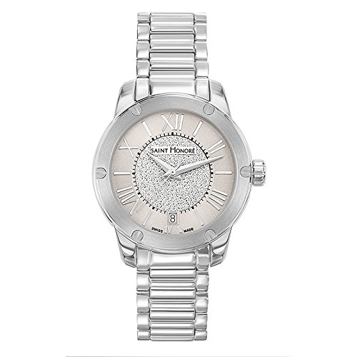 Saint Honoré Damen Analog Quarz Uhr mit Edelstahl Armband 7511301LGPAN von Saint Honoré
