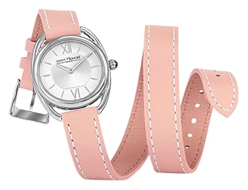 Saint Honoré Damen Analog Quarz Uhr mit Leder Armband 7214271AIN von Saint Honoré