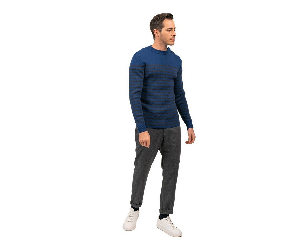 Saint James Streifenpullover 0619 Herren Pullover Rochefort 1 R mit Streifen aus Wolle von Saint James