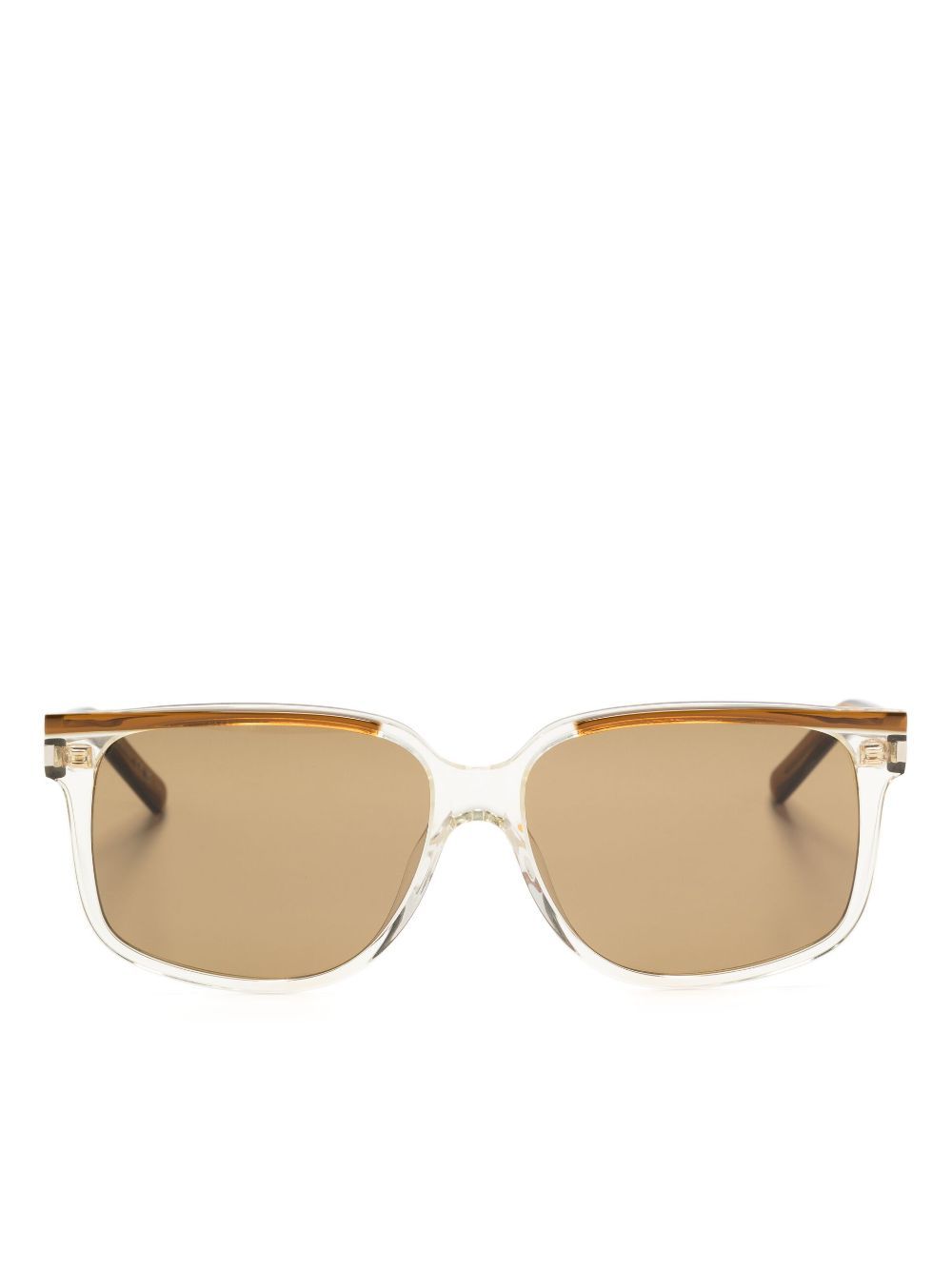 Saint Laurent Eyewear Transparente Sonnenbrille - Braun von Saint Laurent Eyewear