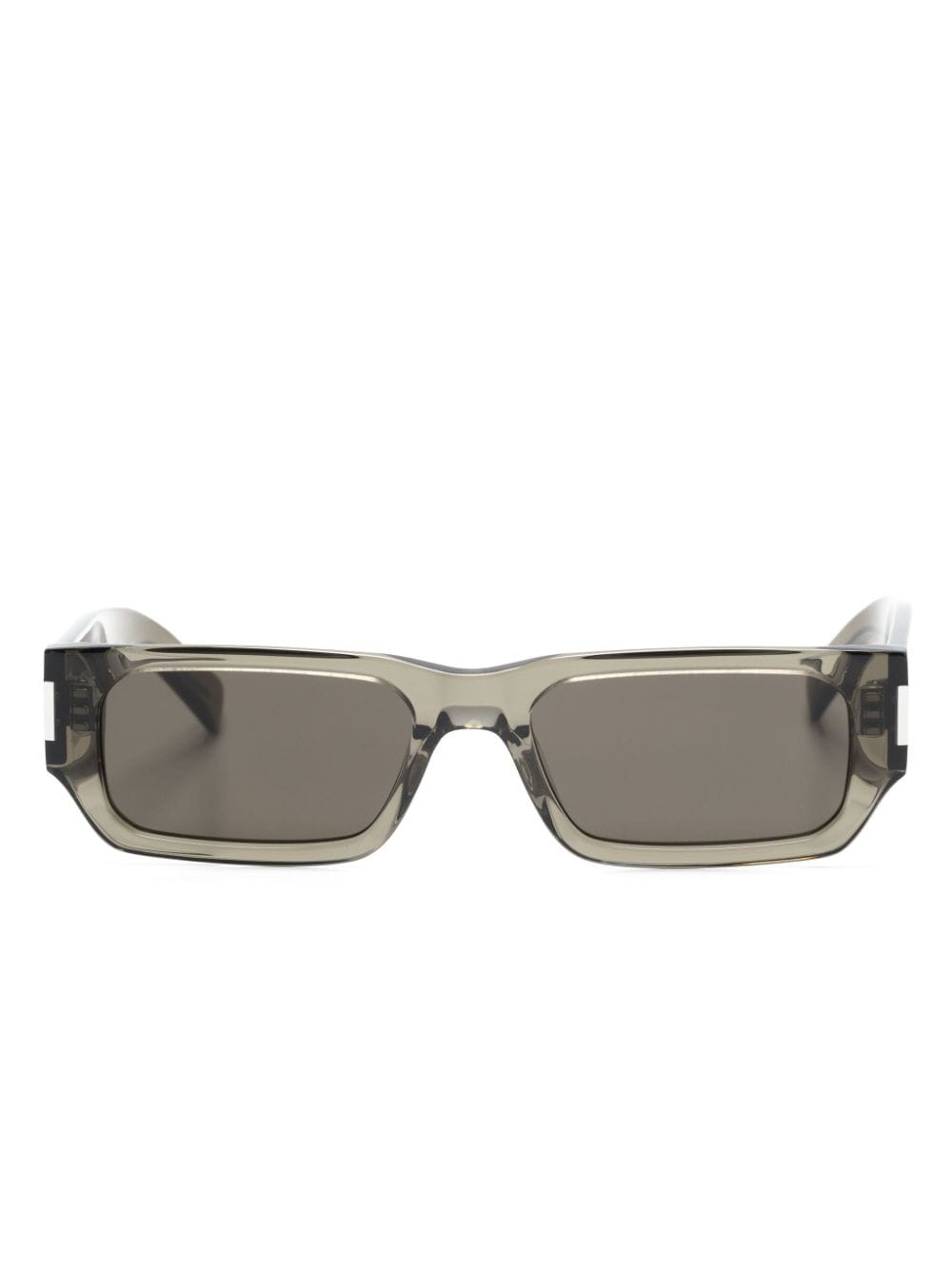 Saint Laurent Eyewear 660 Sonnenbrille mit eckigem Gestell - Braun von Saint Laurent Eyewear