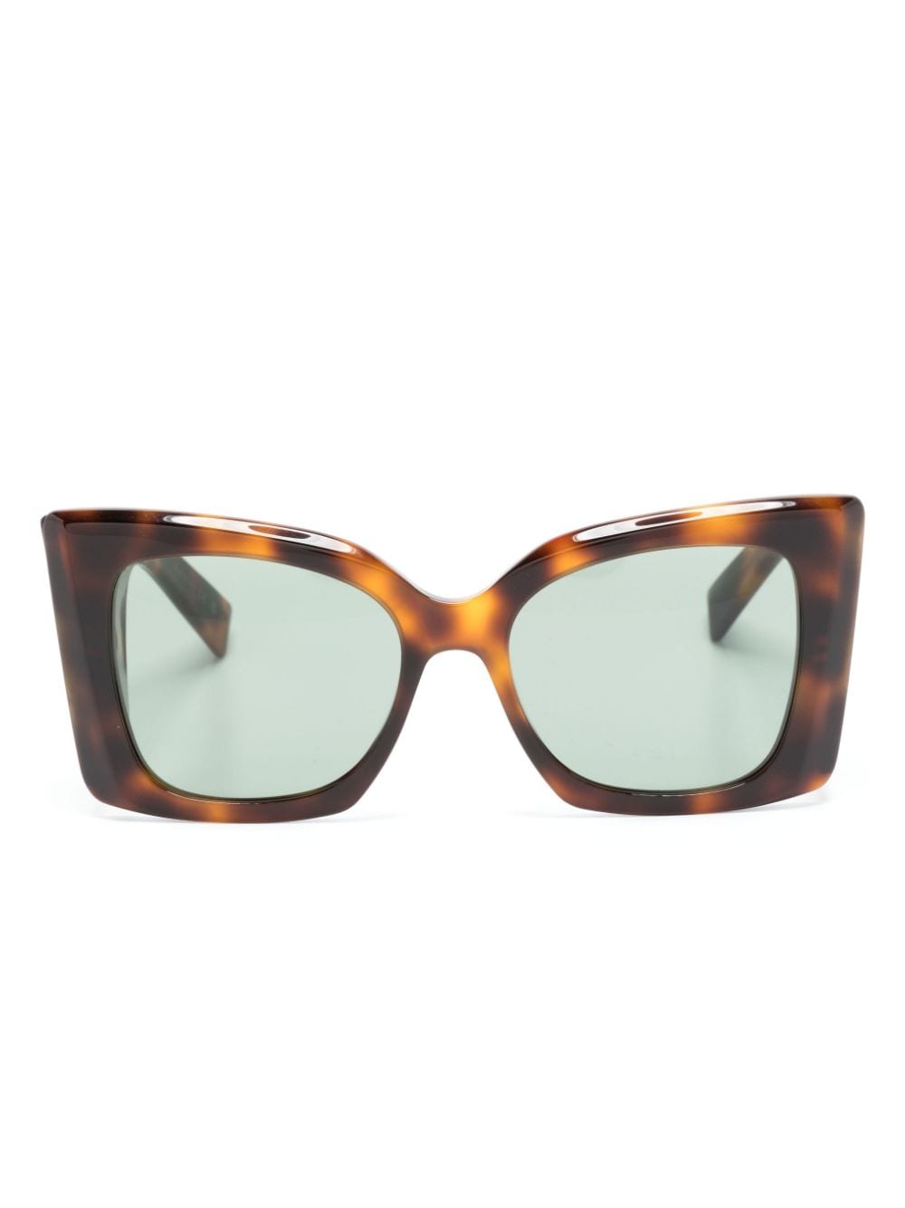 Saint Laurent Eyewear Blaze Sonnenbrille in Schildpattoptik - Braun von Saint Laurent Eyewear