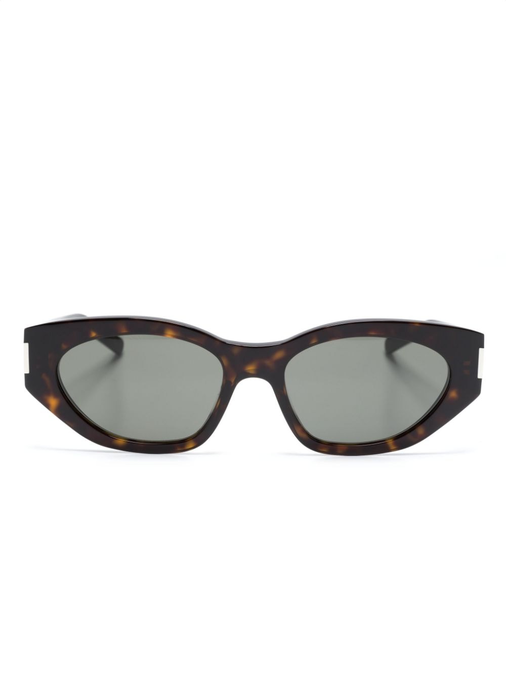 Saint Laurent Eyewear Cat-Eye-Sonnenbrille in Schildpattoptik - Braun von Saint Laurent Eyewear