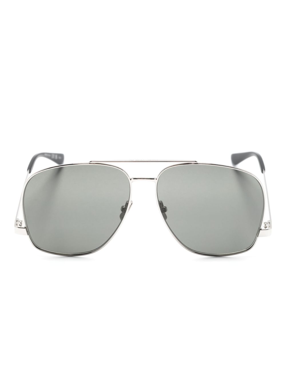 Saint Laurent Eyewear Sonnenbrille mit Oversized-Gestell - Silber von Saint Laurent Eyewear