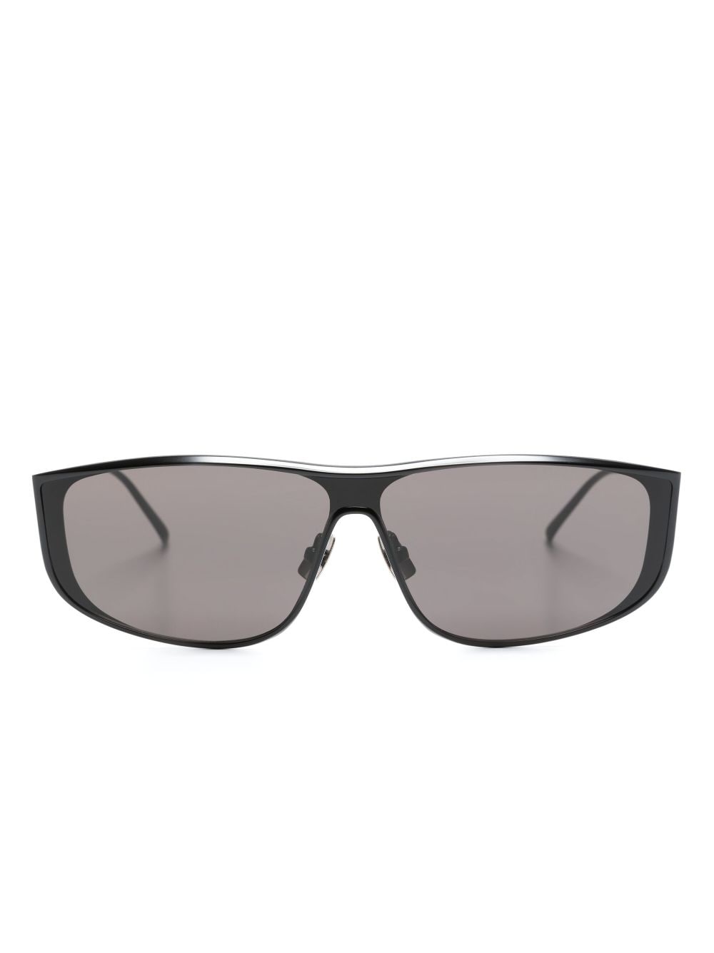 Saint Laurent Eyewear Luna Sonnenbrille mit Logo-Prägung - Schwarz von Saint Laurent Eyewear