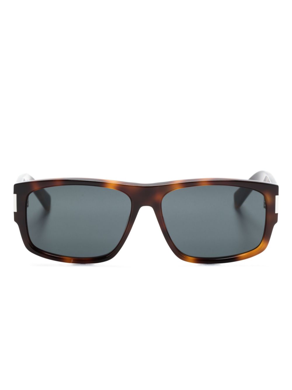 Saint Laurent Eyewear SL 689 Sonnenbrille mit eckigem Gestell - Braun von Saint Laurent Eyewear