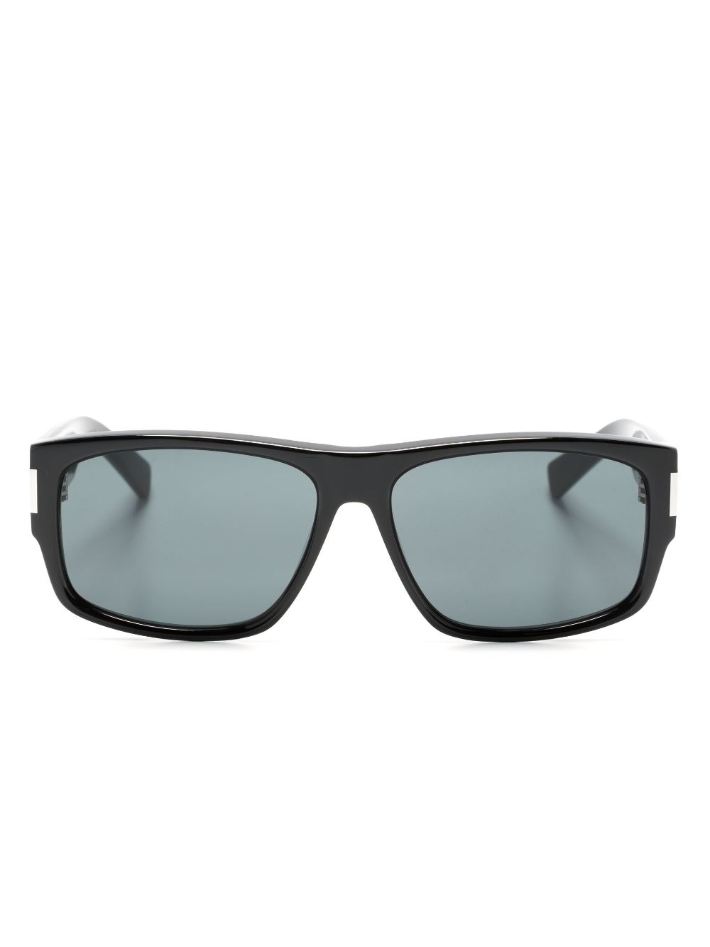 Saint Laurent Eyewear SL 689 Sonnenbrille mit eckigem Gestell - Schwarz von Saint Laurent Eyewear