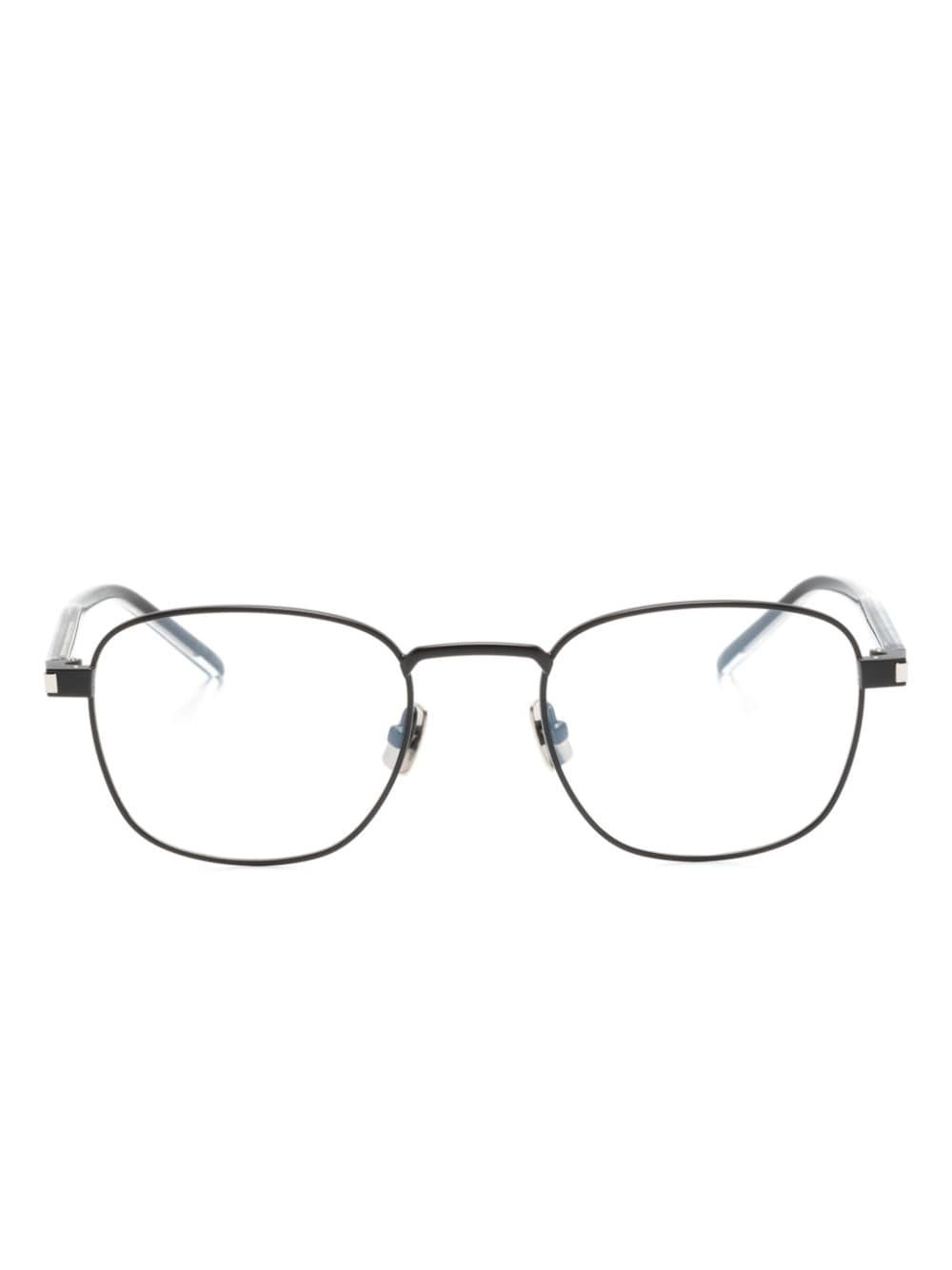 Saint Laurent Eyewear SL 699 Brille mit eckigem Gestell - Schwarz von Saint Laurent Eyewear