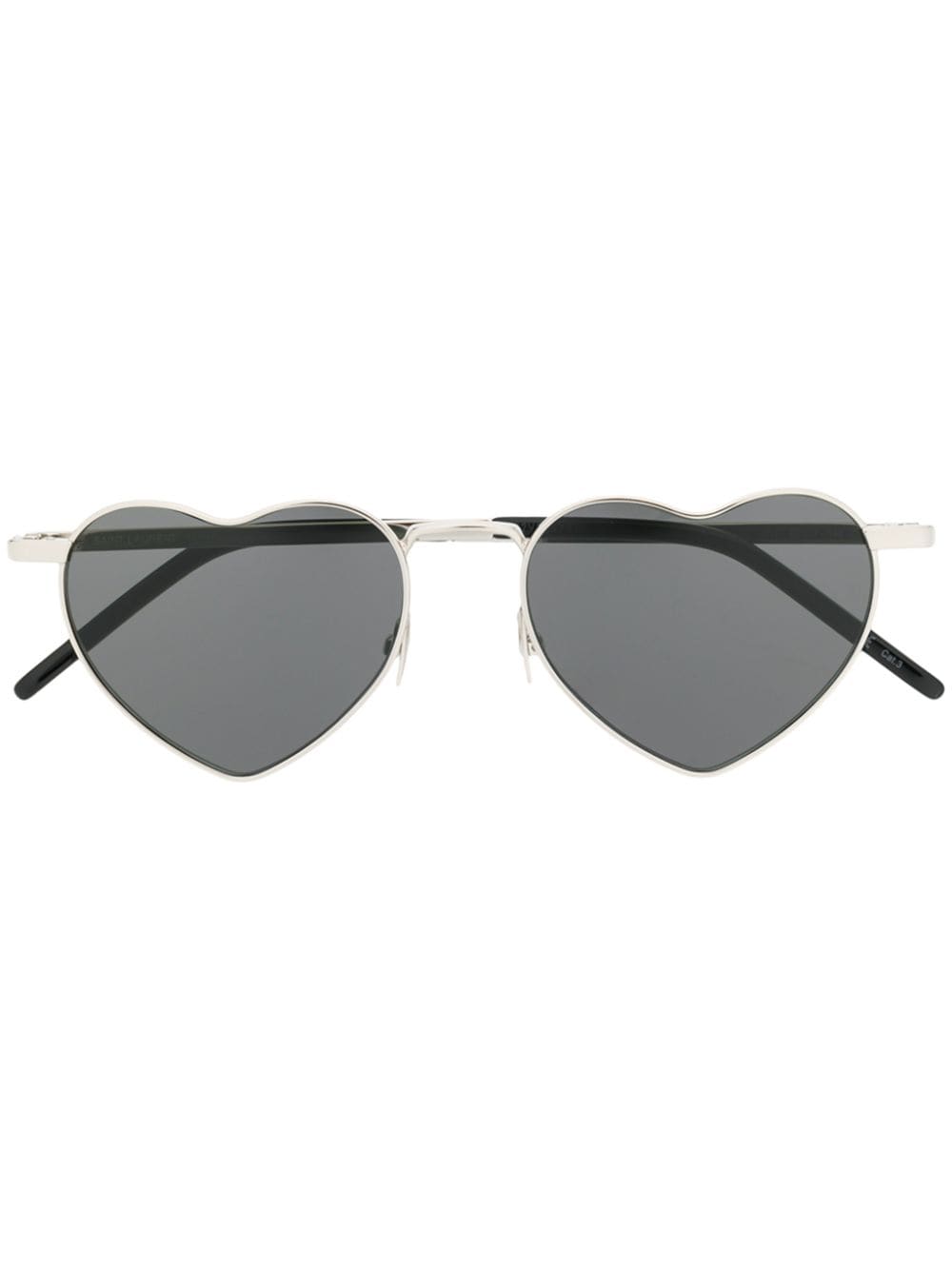 Saint Laurent Eyewear Sonnenbrille in Herzform - Schwarz von Saint Laurent Eyewear