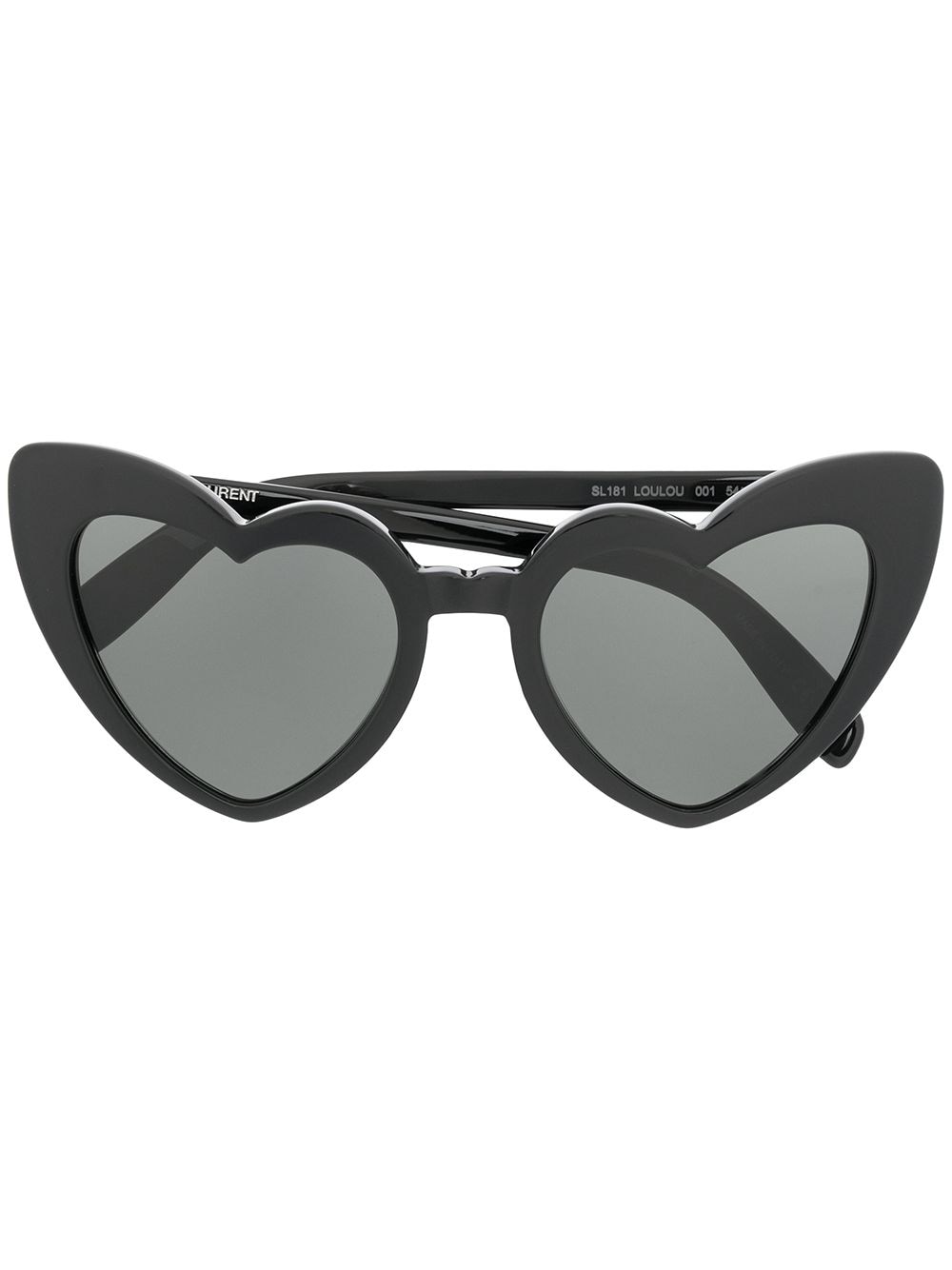 Saint Laurent Eyewear Sonnenbrille mit Gläsern in Herzform - Schwarz von Saint Laurent Eyewear