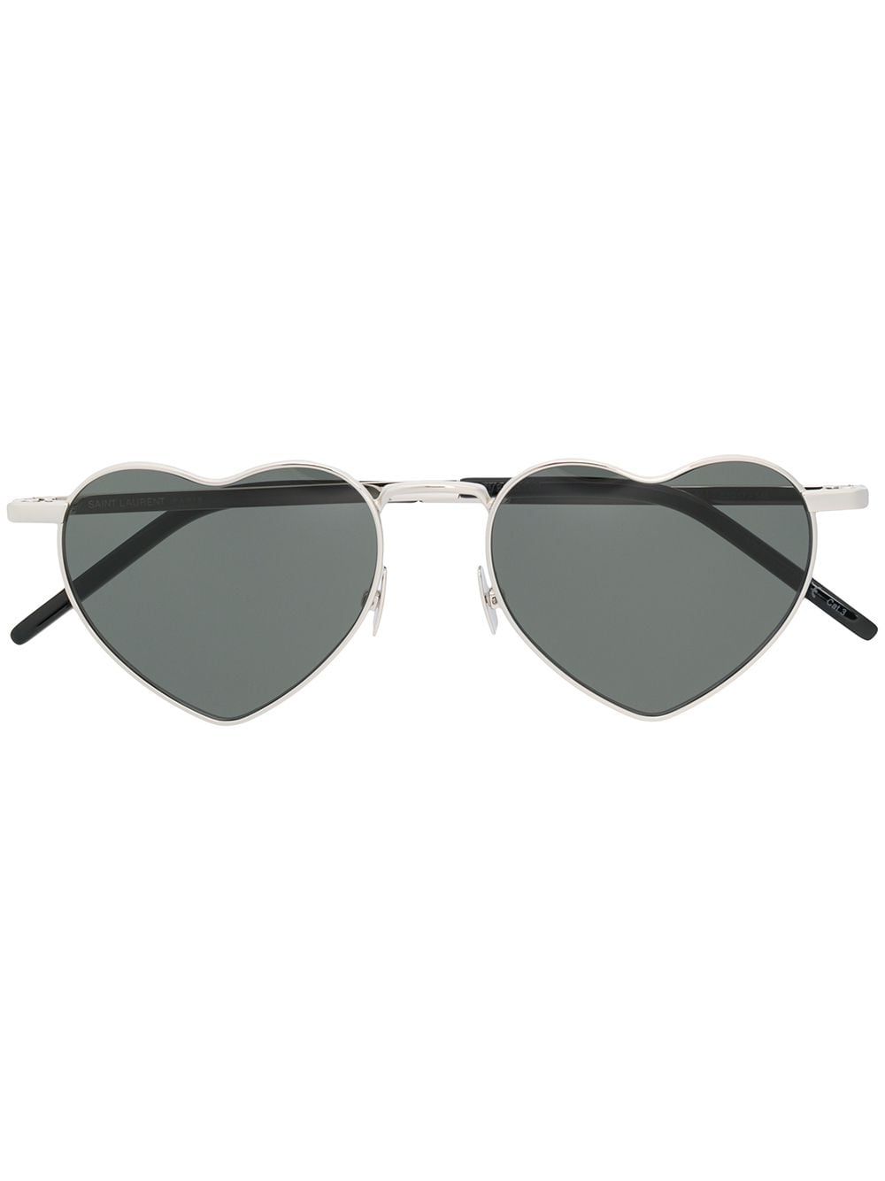 Saint Laurent Eyewear Sonnenbrille mit Herzform - Schwarz von Saint Laurent Eyewear