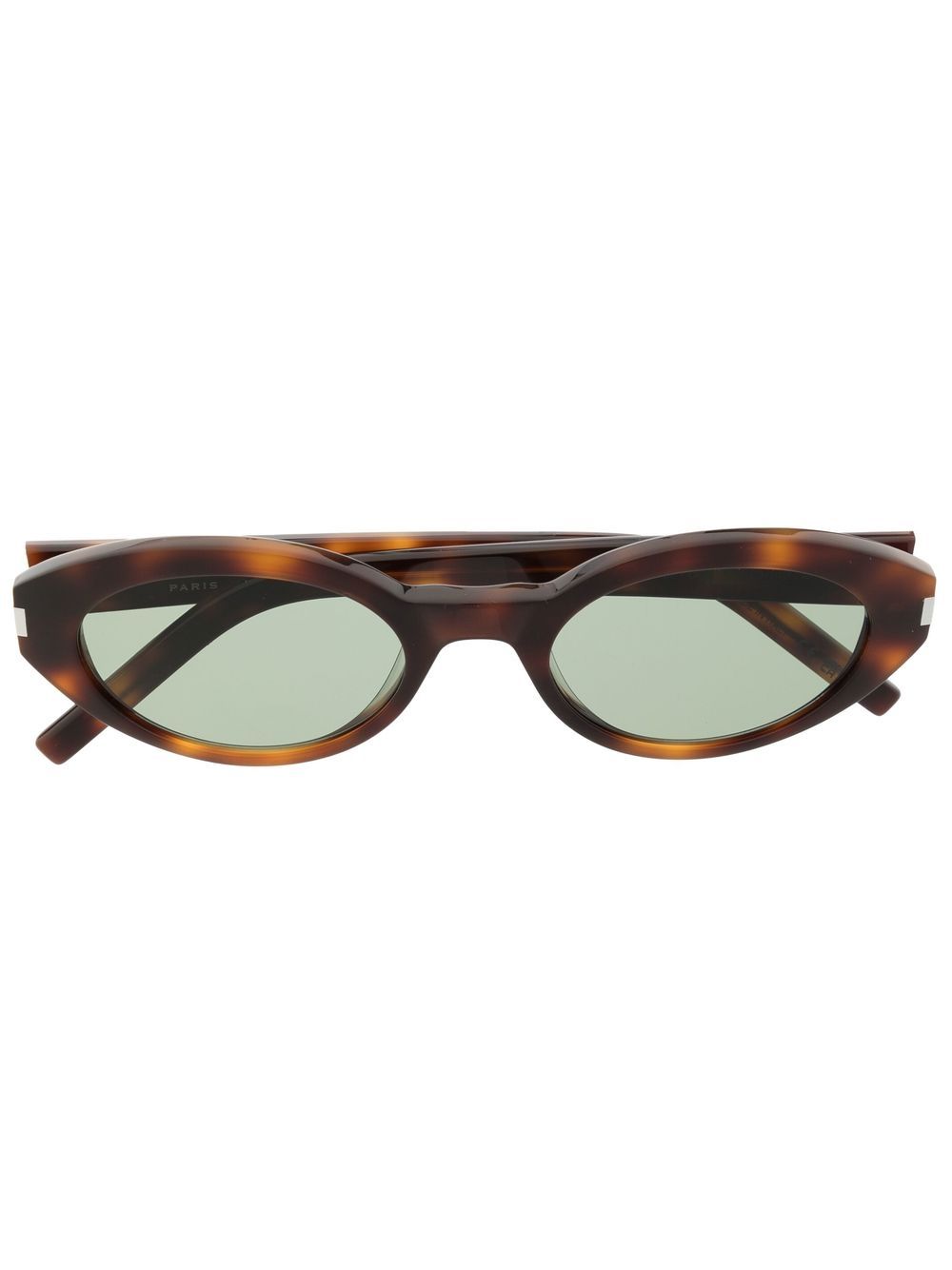 Saint Laurent Eyewear Sonnenbrille mit ovalem Gestell - Braun von Saint Laurent Eyewear