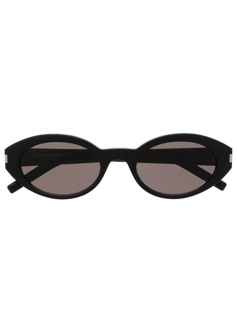 Saint Laurent Eyewear Sonnenbrille mit ovalem Gestell - Schwarz von Saint Laurent Eyewear