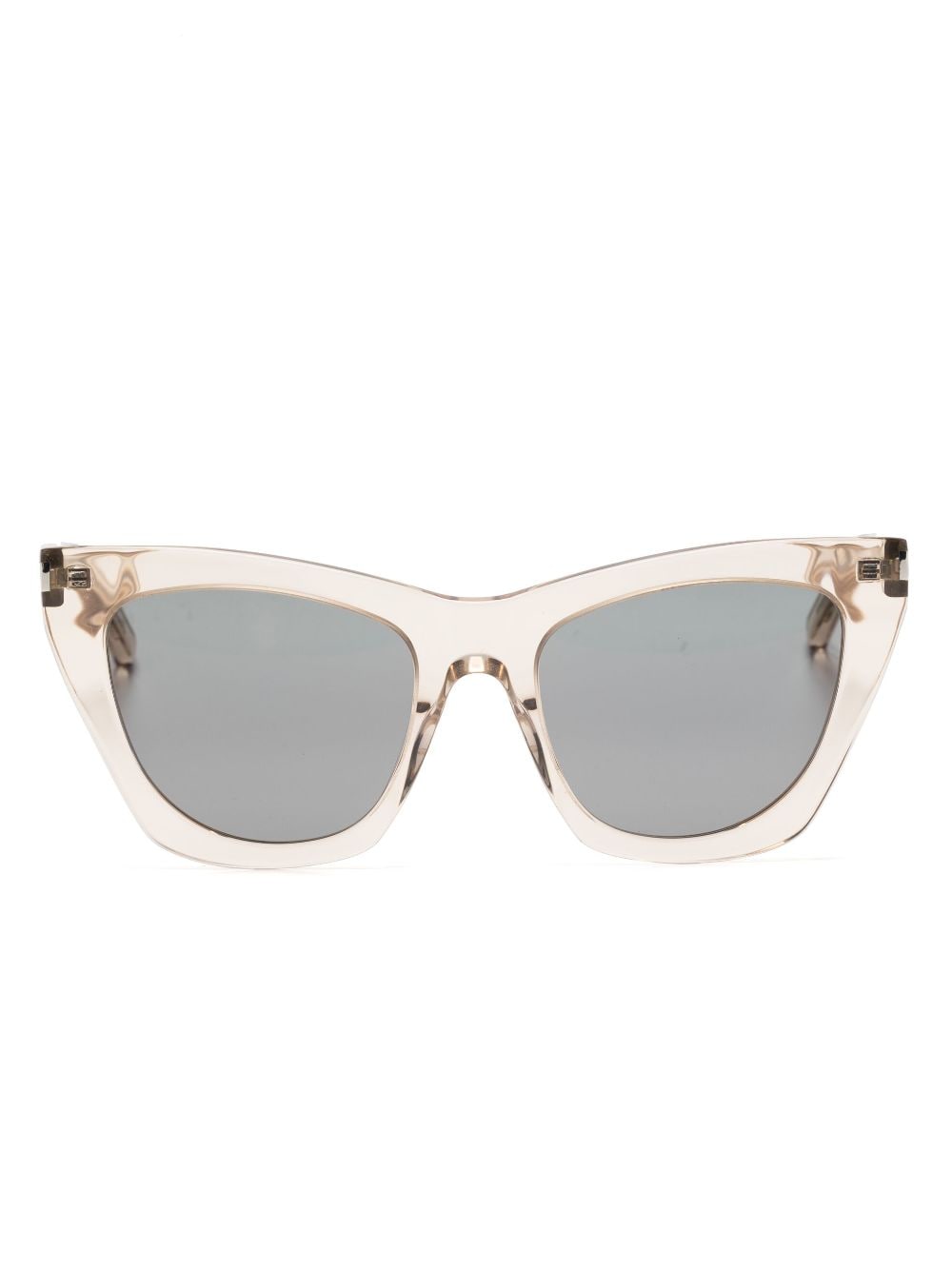 Saint Laurent Eyewear Sonnenbrille mit Cat-Eye-Gestell - Nude von Saint Laurent Eyewear