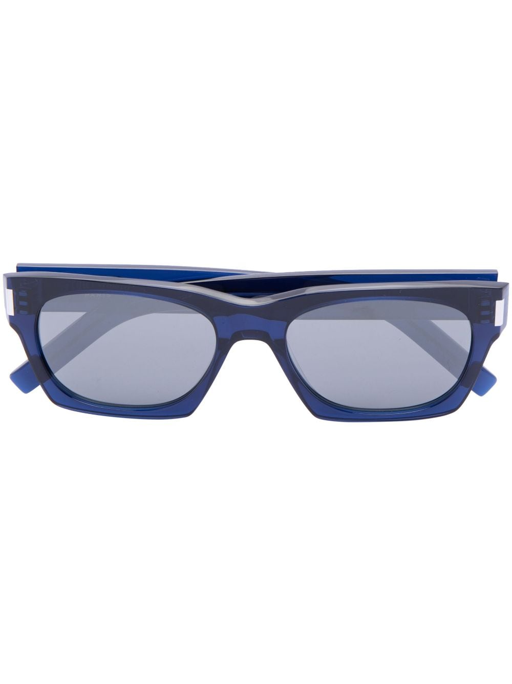 Saint Laurent Eyewear Sonnenbrille mit eckigem Gestell - Blau von Saint Laurent Eyewear