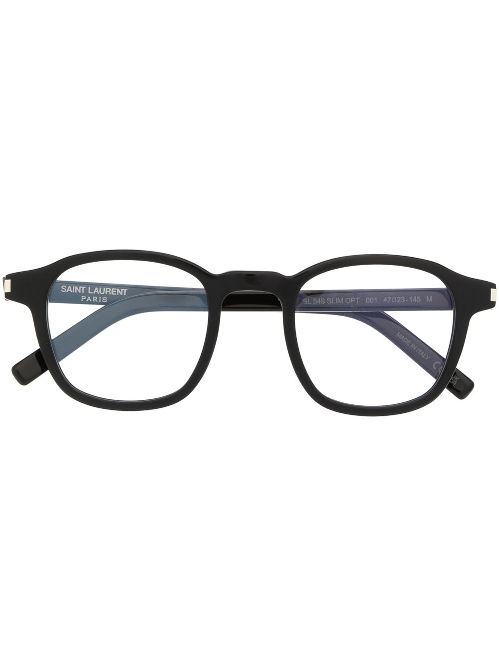 Saint Laurent Eyewear Brille mit rundem Gestell - Schwarz von Saint Laurent Eyewear