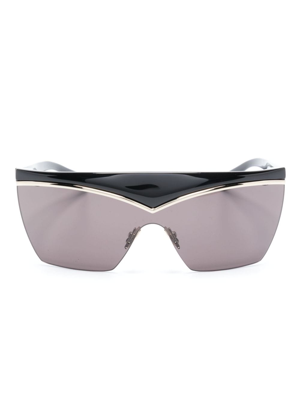 Saint Laurent Eyewear Shield-Brille - Schwarz von Saint Laurent Eyewear