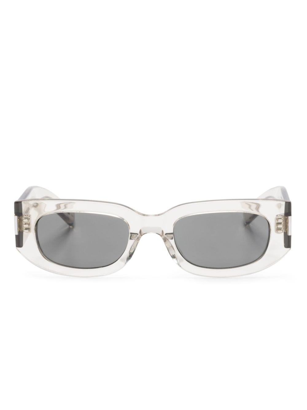 Saint Laurent Eyewear Sonnenbrille mit eckigem Gestell - Nude von Saint Laurent Eyewear