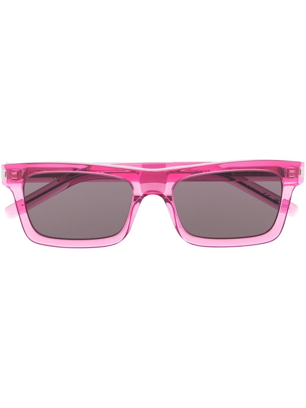 Saint Laurent Eyewear Sonnenbrille mit breitem Gestell - Rosa von Saint Laurent Eyewear