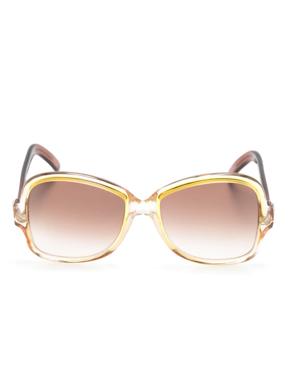 Saint Laurent Pre-Owned Sonnenbrille im Butterfly-Design - Braun von Saint Laurent Pre-Owned