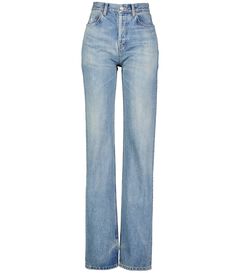 Damen Jeans LONG STRAIGHT QP7 von Saint Laurent