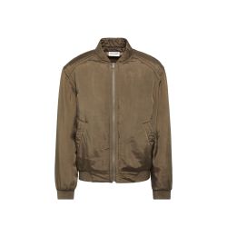 Khaki Grüne Saint Laurent Teddy Bomberjacke von Saint Laurent
