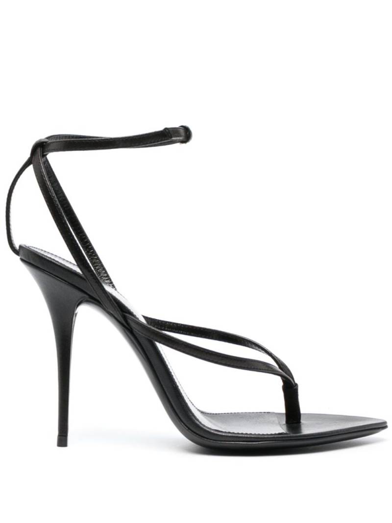 Saint Laurent Sandalen aus Leder 105mm - Schwarz von Saint Laurent