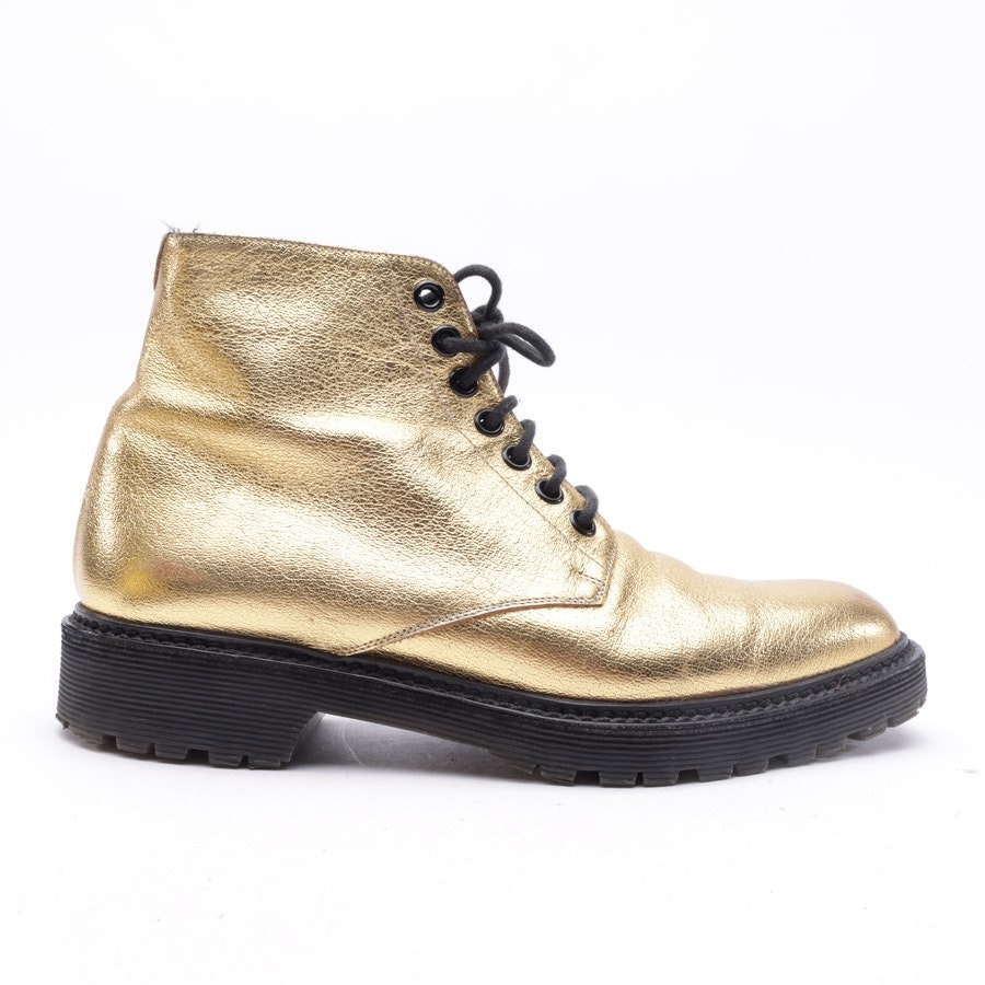 Saint Laurent Ankle Boots EUR 36 Gold von Saint Laurent