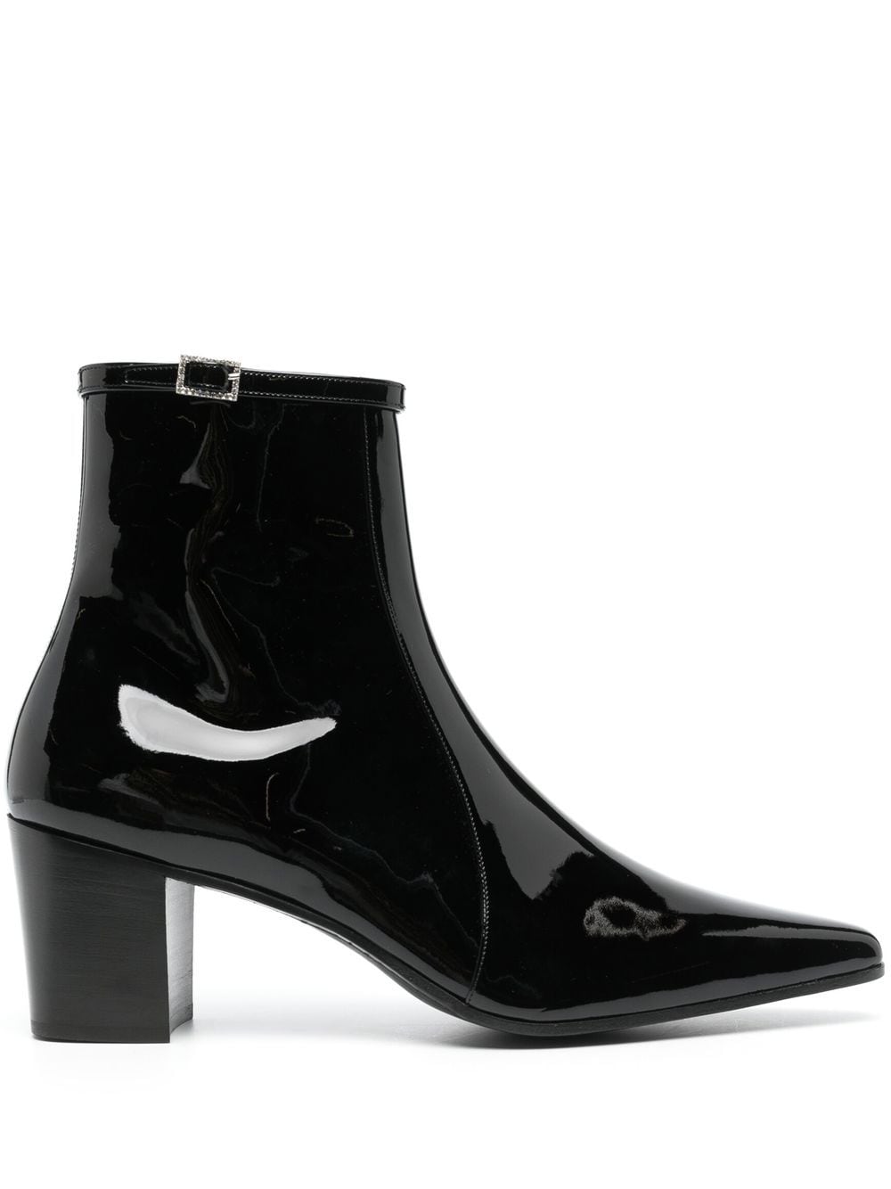 Saint Laurent Arsun Stiefel aus Lackleder - Schwarz von Saint Laurent