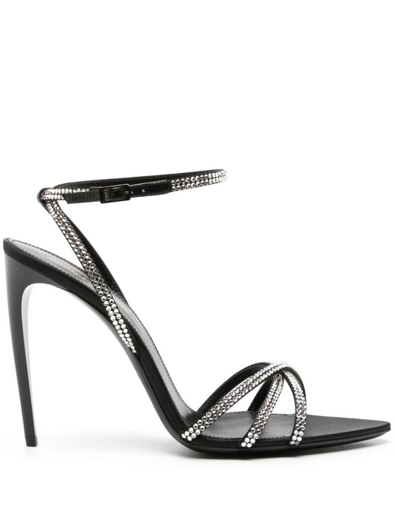 Saint Laurent Ava Sandalen 105mm - Schwarz von Saint Laurent