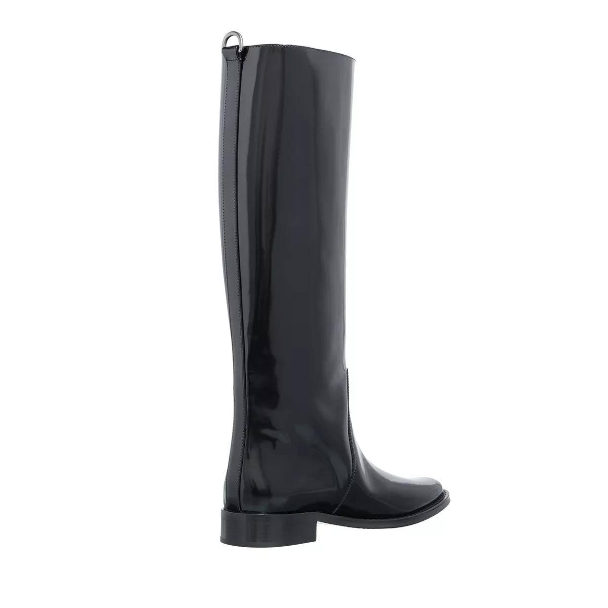 Saint Laurent Boots & Stiefeletten - Hunt Leather Boot - Gr. 36 (EU) - in Schwarz - für Damen von Saint Laurent