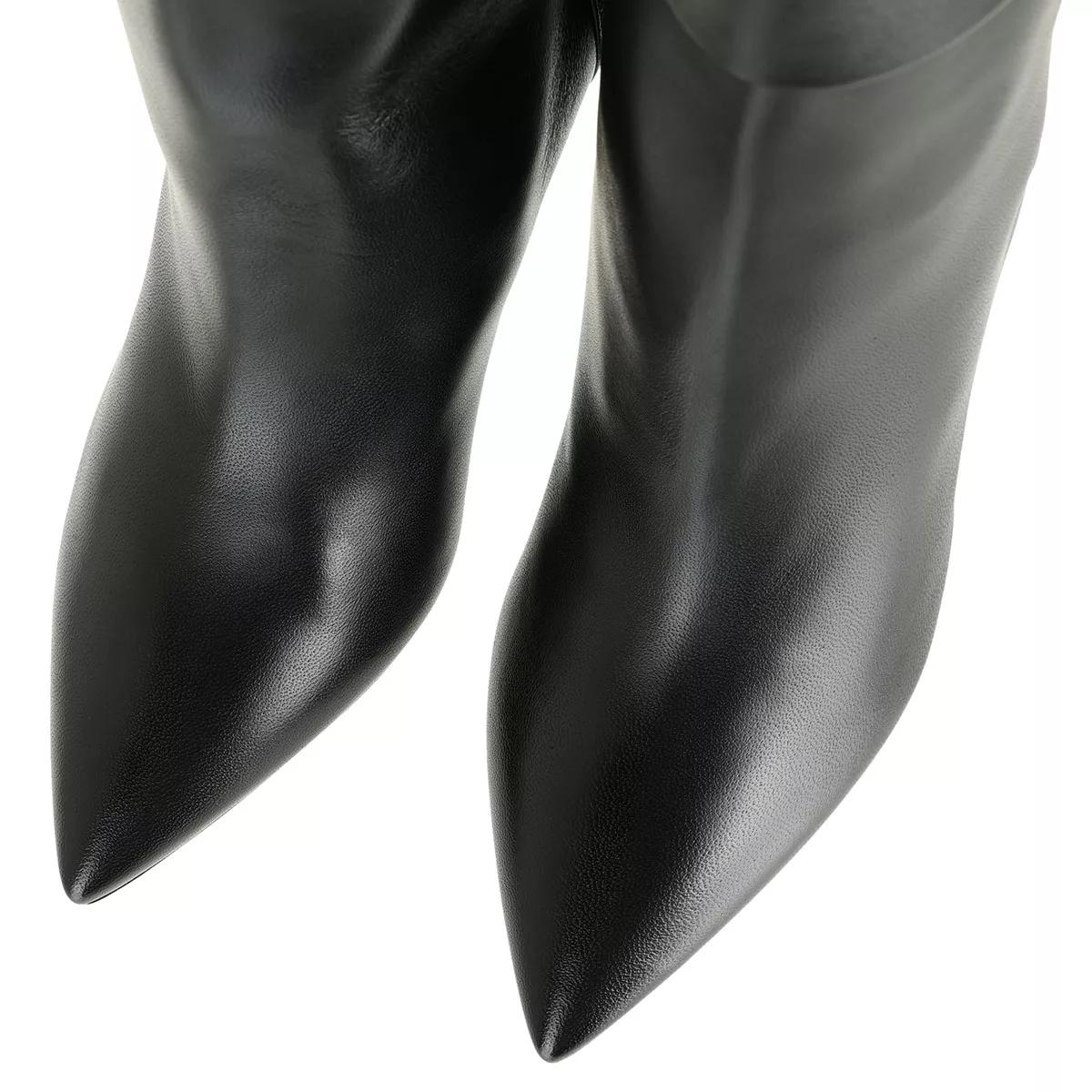 Saint Laurent Boots & Stiefeletten - Niki Monogram Booties Smooth Leather - Gr. 38 (EU) - in Schwarz - für Damen von Saint Laurent