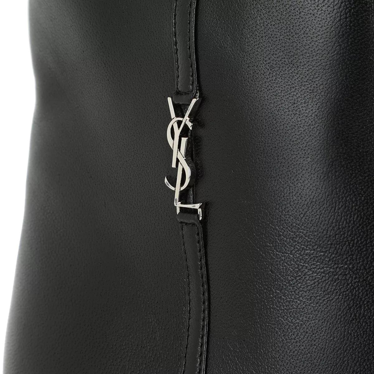 Saint Laurent Boots & Stiefeletten - Niki Monogram Booties Smooth Leather - Gr. 40 (EU) - in Schwarz - für Damen von Saint Laurent