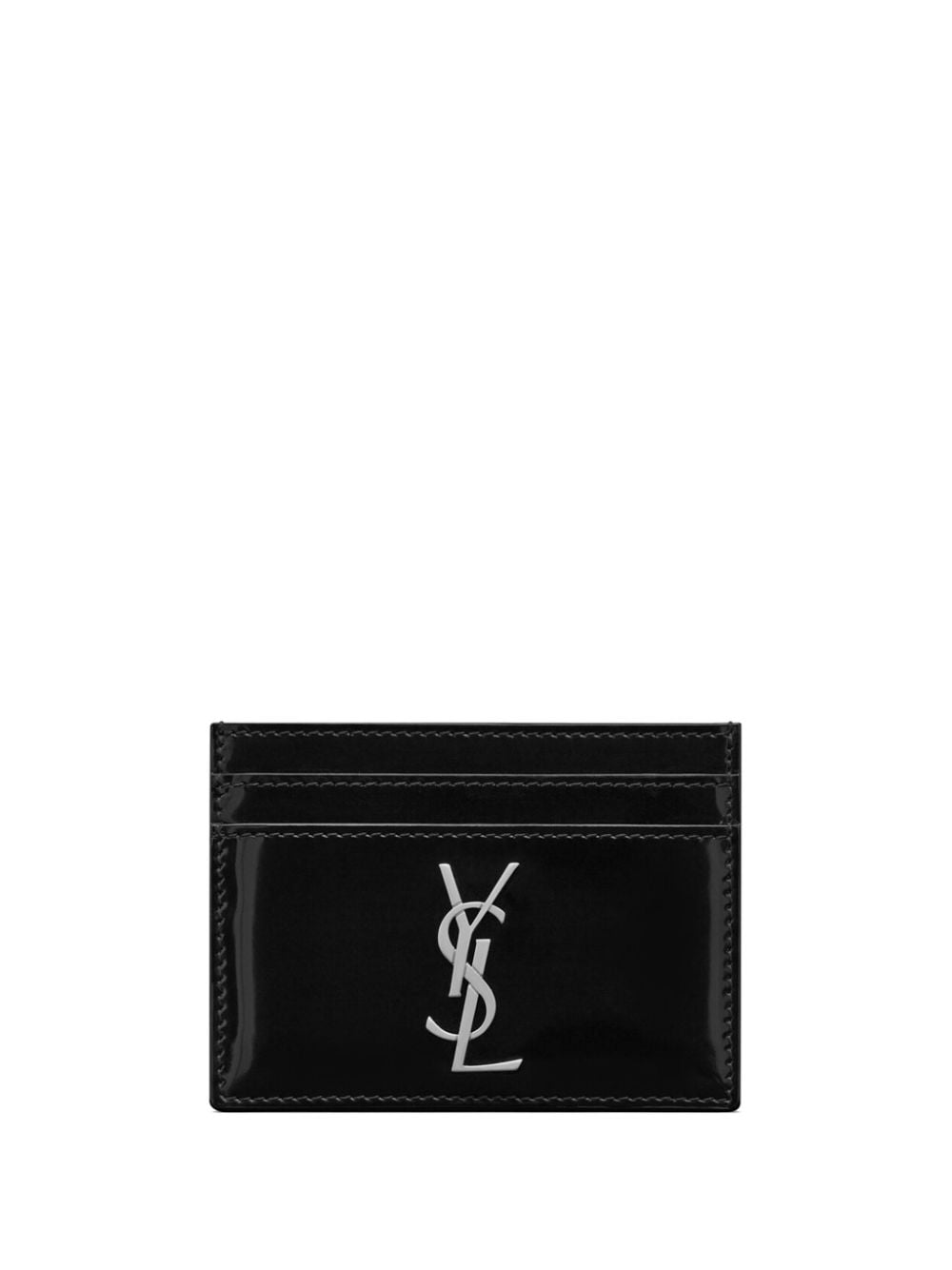 Saint Laurent Kartenetui mit Logo - Schwarz von Saint Laurent