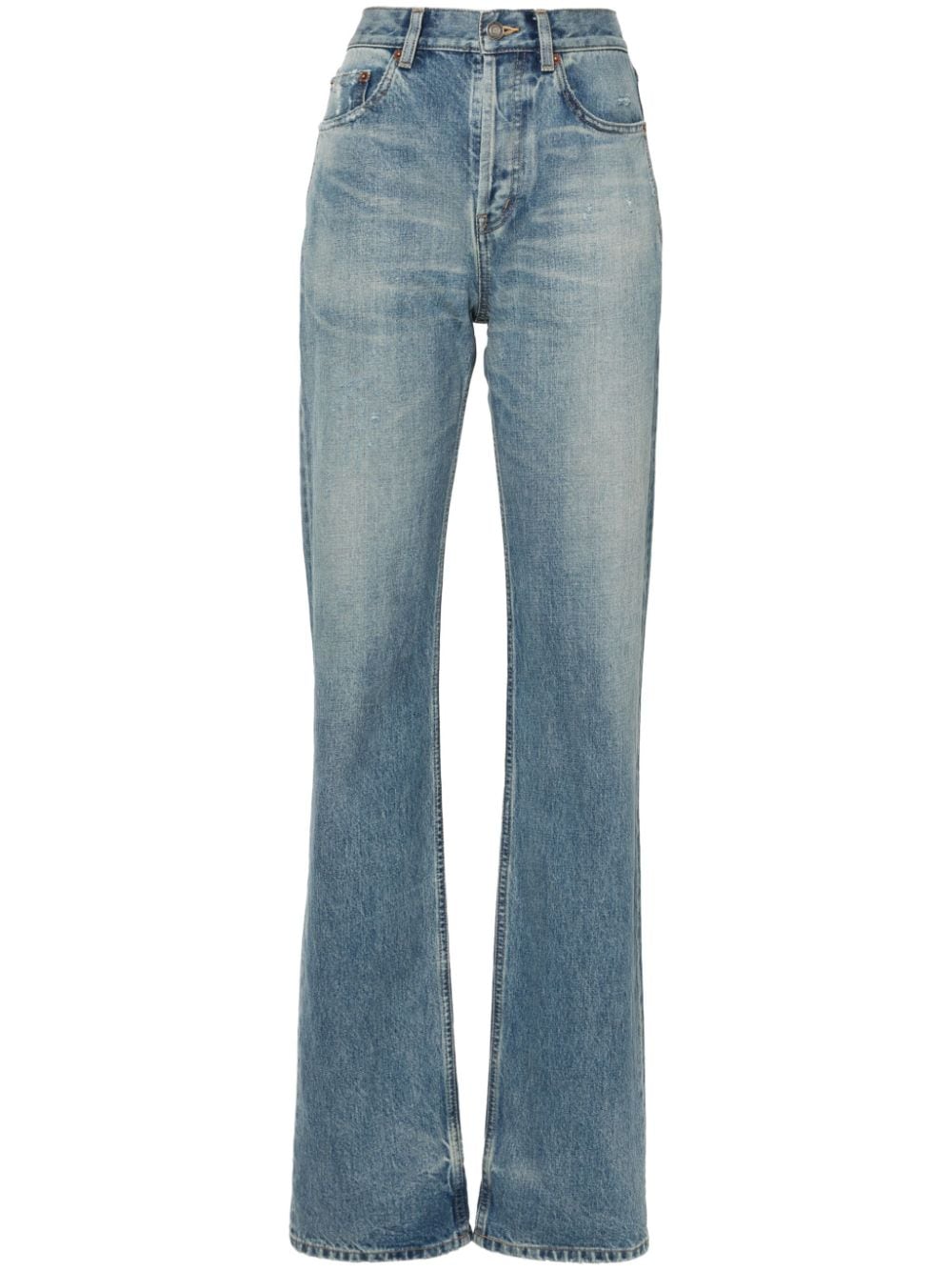 Saint Laurent Charlotte Straight-Leg-Jeans - Blau von Saint Laurent